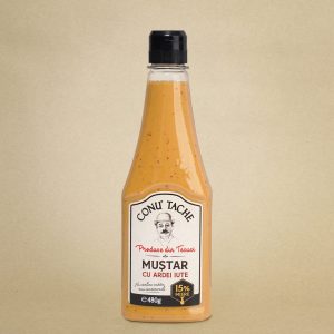 Conu Tache Muștar cu ardei iute 480g