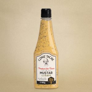 Conu Tache Muștar cu bobițe 480g